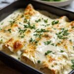 Creamy White Chicken Enchiladas Recipe