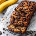 Super Moist Chocolate Chip Banana Bread Recipe