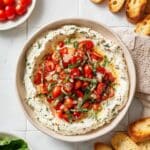 Vibrant Tomato and Feta Bruschetta Dip Recipe