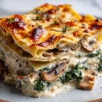 Mushroom and Spinach Lasagna Recipe