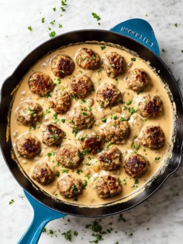 Swedish Meatballs with Creamy Gravy Recipe