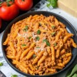 High Protein Creamy Beef Pasta Recipe