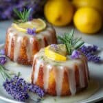 Mini Lemon Cakes With Lavender Glaze Recipe