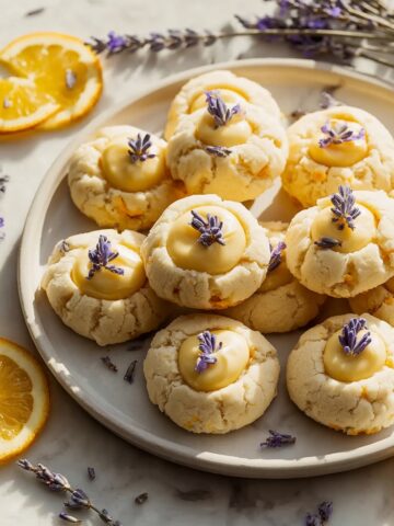 Lemon Lavender Thumbprint Cookies Recipe