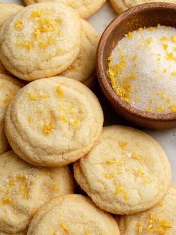 Soft & Chewy Lemon Cookies Recipe