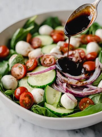 Fresh Cucumber Caprese Salad Recipe