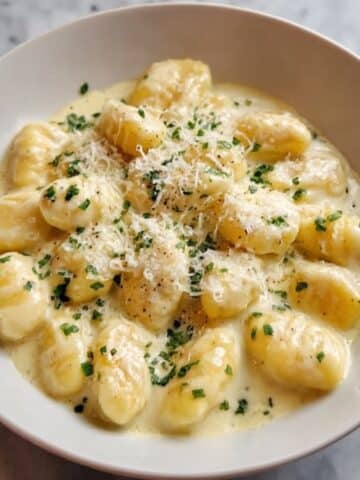 Millionaire Gnocchi with Creamy Parmesan Truffle Sauce Recipe