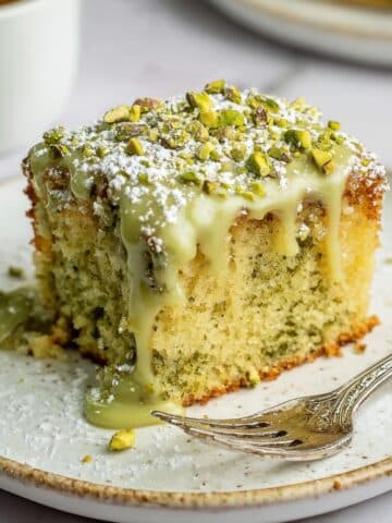 Vegan Pistachio Coffee Cake Recipe