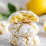 Lemon Crinkle Cookies Recipe