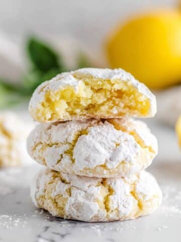 Lemon Crinkle Cookies Recipe