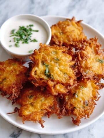 Crispy Onion Fritters Recipe