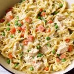 Chicken Pot Pie Noodle Skillet Recipe