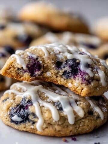 Blueberry Muffin Cookies with Streusel Topping Recipe