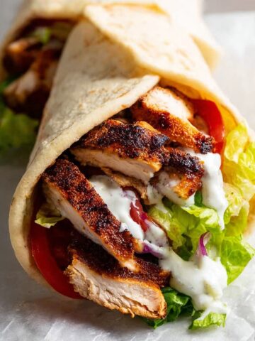Middle Eastern Chicken Shawarma with Yogurt Sauce Recipe