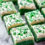 Green Velvet Brownies with Cream Cheese Frosting Recipe