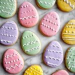 Egg Sugar Cookies with Royal Icing Decorations Recipe