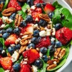 15-Minute Strawberry Spinach Salad Recipe