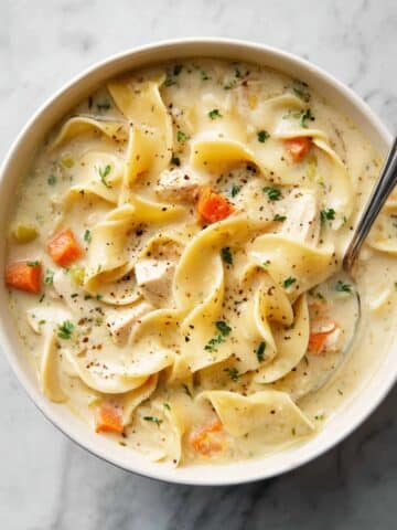 Creamy Chicken Noodle Soup Recipe