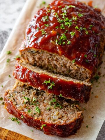 Classic Homemade Meatloaf with Tangy Ketchup Glaze Recipe