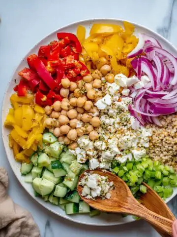 Mediterranean-Style Chopped Salad with Oregano Vinaigrette Recipe