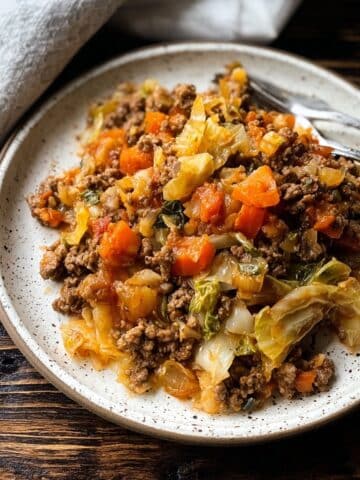 Savory Irish Ground Beef and Cabbage in 30 Minutes Recipe