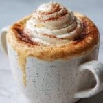 Cottage Cheese Cinnamon Roll Mug Cake Recipe