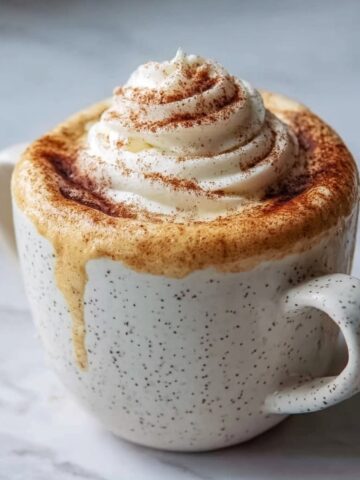 Cottage Cheese Cinnamon Roll Mug Cake Recipe