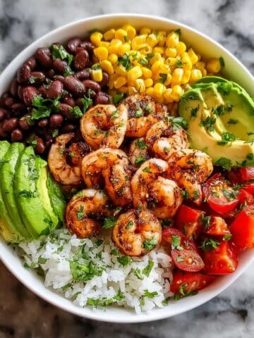 Chipotle Lime Shrimp Bowl Recipe