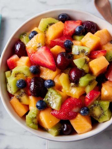 Fruit Salad with Honey Lime Dressing Recipe