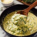 Italian Zucchini Pasta with Creamy Herb Sauce Recipe
