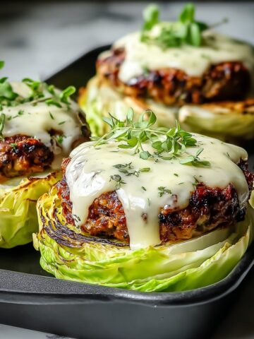 Oven-Baked Cabbage Burgers: A Delicious Healthy Twist Recipe