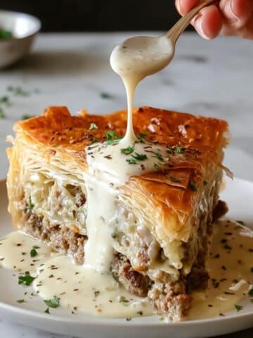 Sausage Gravy Puff Pie Recipe