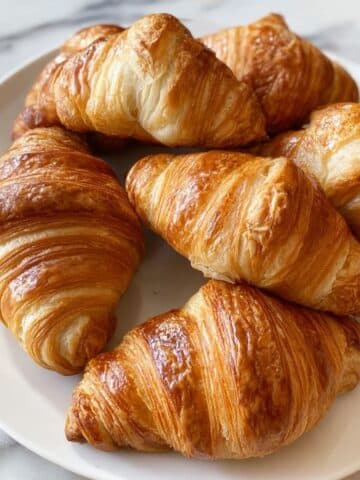 Sourdough Croissants Made with Sourdough Starter Recipe