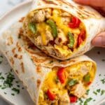 Chicken Bell Pepper Ranch Burritos Recipe
