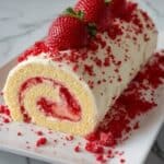 Strawberry Shortcake Cheesecake Dessert Sushi Rolls Recipe