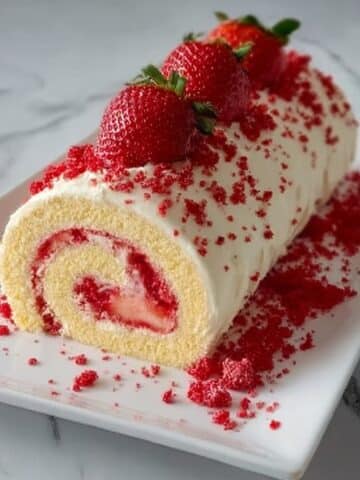 Strawberry Shortcake Cheesecake Dessert Sushi Rolls Recipe