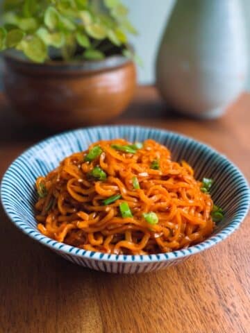 Viral Creamy Buldak Ramen with Chicken Tenders Recipe