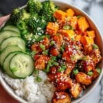 Quick and Easy Hot Honey Chicken Bowl Recipe