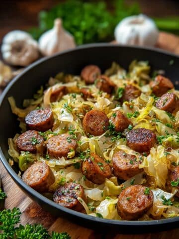 Easy Sausage and Cabbage Stir Fry Recipe