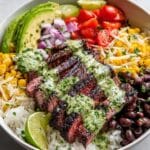 Cilantro Lime Steak Bowls Recipe