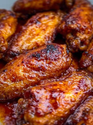 Sticky Honey Glazed Chicken Wings Recipe