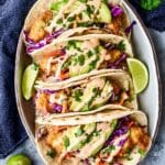 Baja Fish Tacos with Citrus Slaw and Chipotle Mayo Recipe