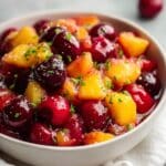 Delicious Peach Cherry Salsa Recipe