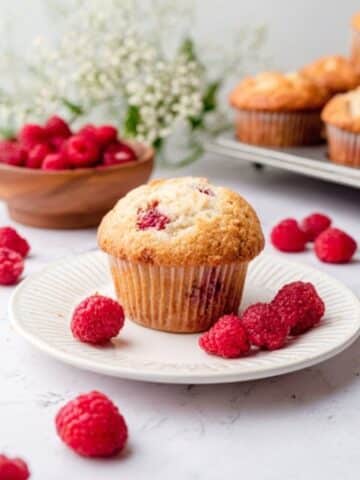 Lemon Raspberry White Chocolate Muffins Recipe