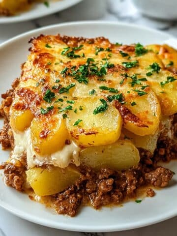 Hobo Casserole with Ground Beef and Cheddar Cheese Recipe