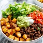 Easy Loaded Potato Taco Bowl Recipe