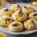 Easy Lemon Lavender Thumbprint Cookies Recipe