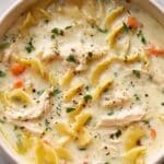 White Chicken Lasagna Soup Recipe