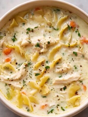 White Chicken Lasagna Soup Recipe
