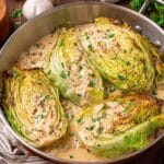 Creamy Garlic Parmesan Cabbage Recipe